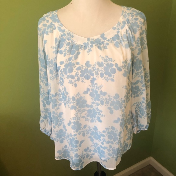 LC Lauren Conrad Tops - NWT Lauren Conrad Banded Peasant Blouse